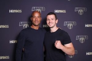 Stuart with former US Navy Seal, best selling author and motivational speaker, David Goggins